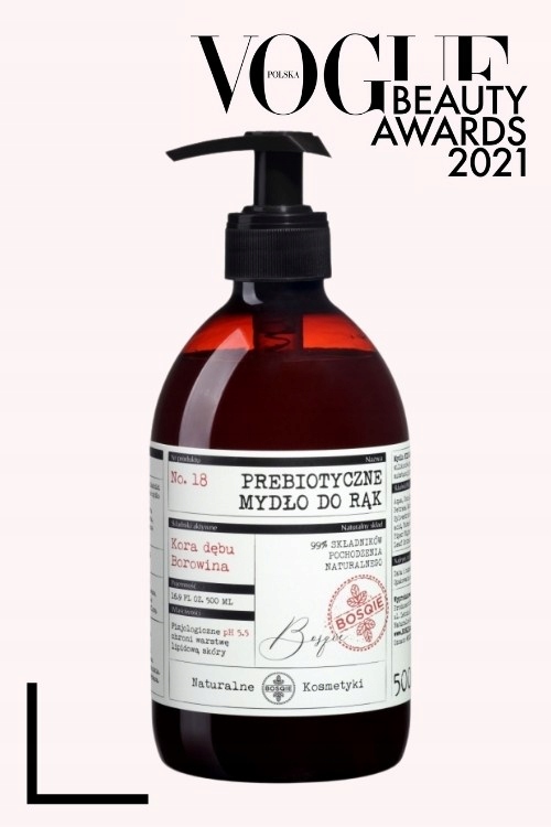 Levně Bosqie Přírodní prebiotické mýdlo na ruce – Dubová kůra a Borovice 500ml