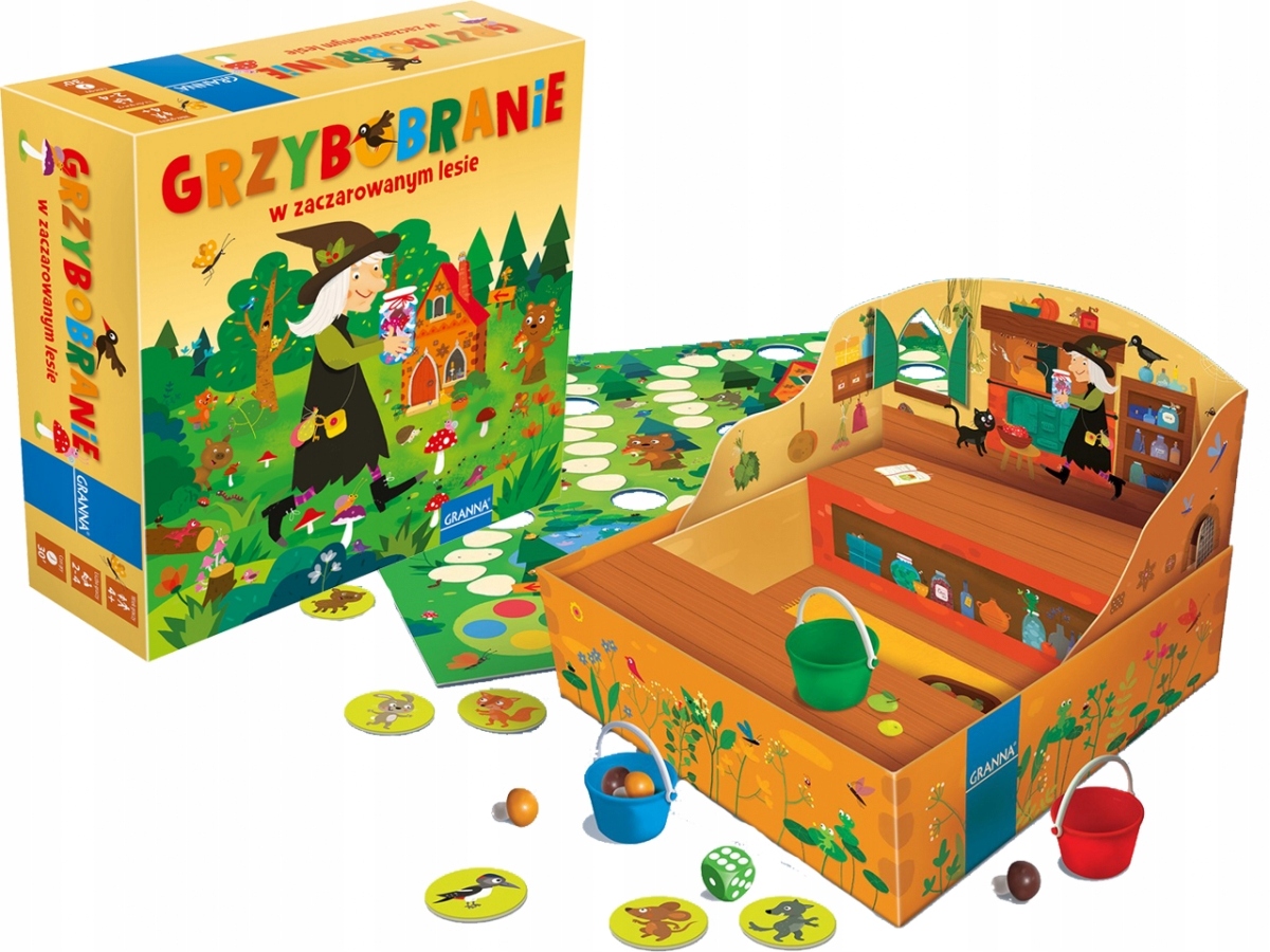 

Gra planszowa Granna Grzybobranie w zaczarowanym