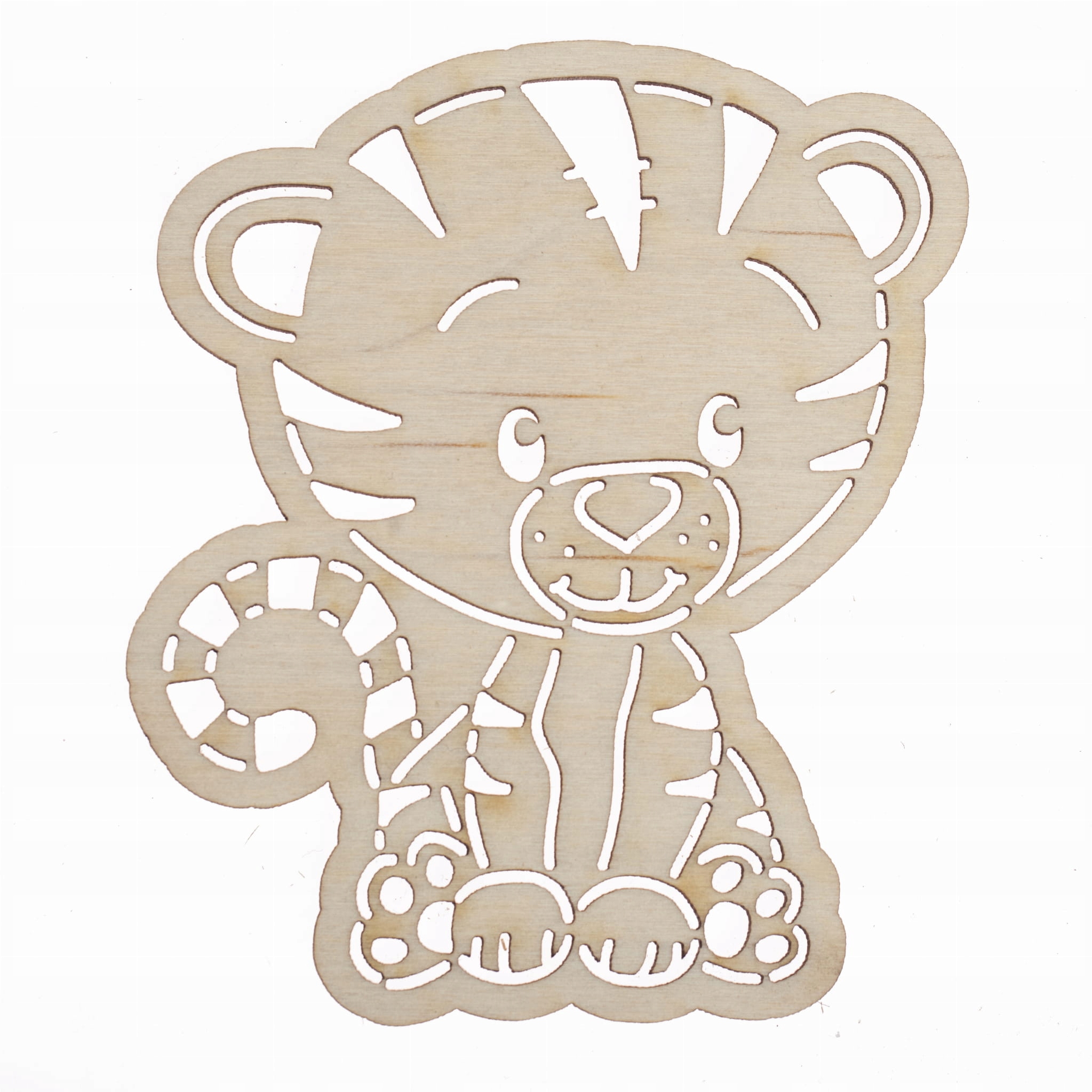 TYGRYS dekor do tablicy sensorycznej 10cm SAFARI