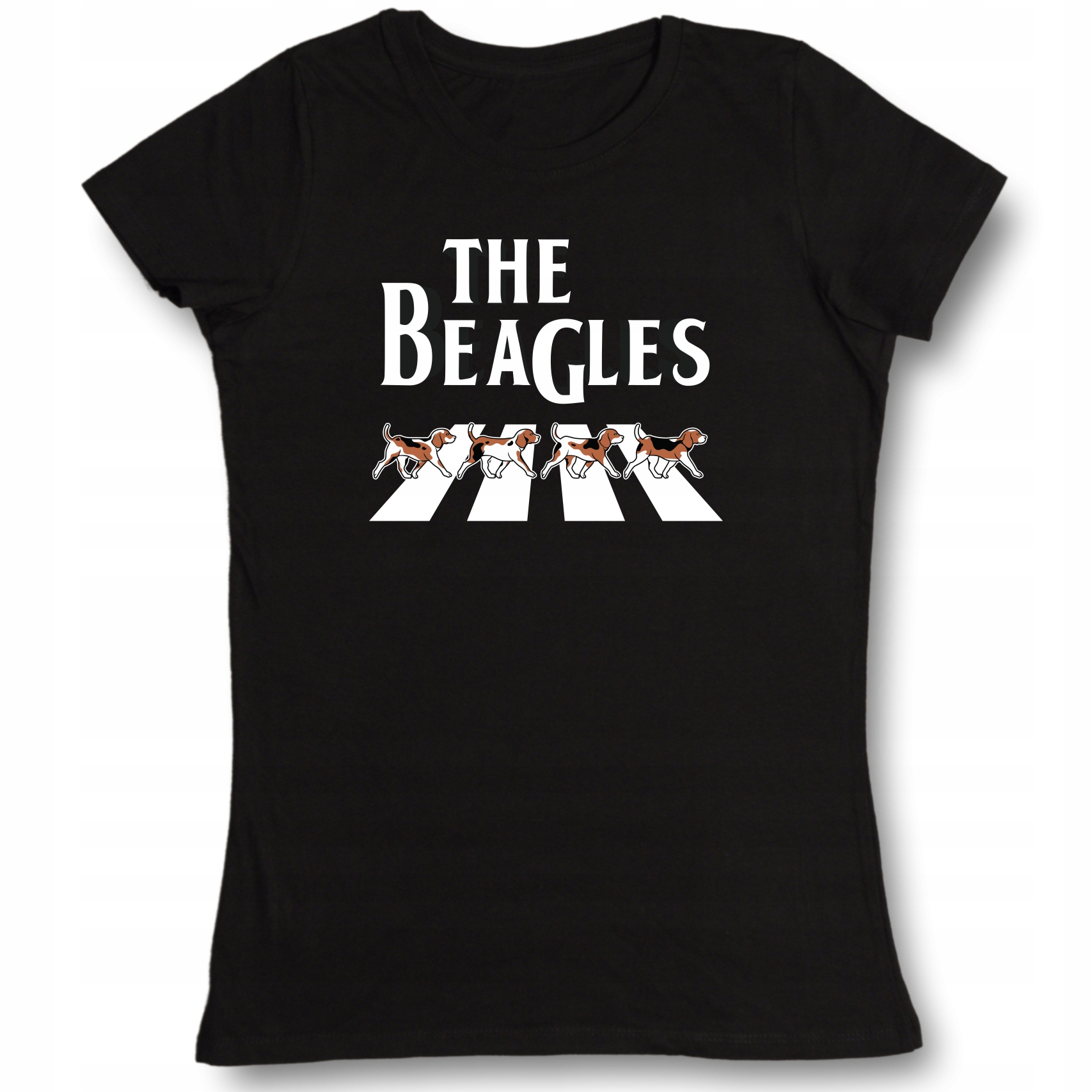 

Koszulka damska The Beatles Beagles Muzyka L