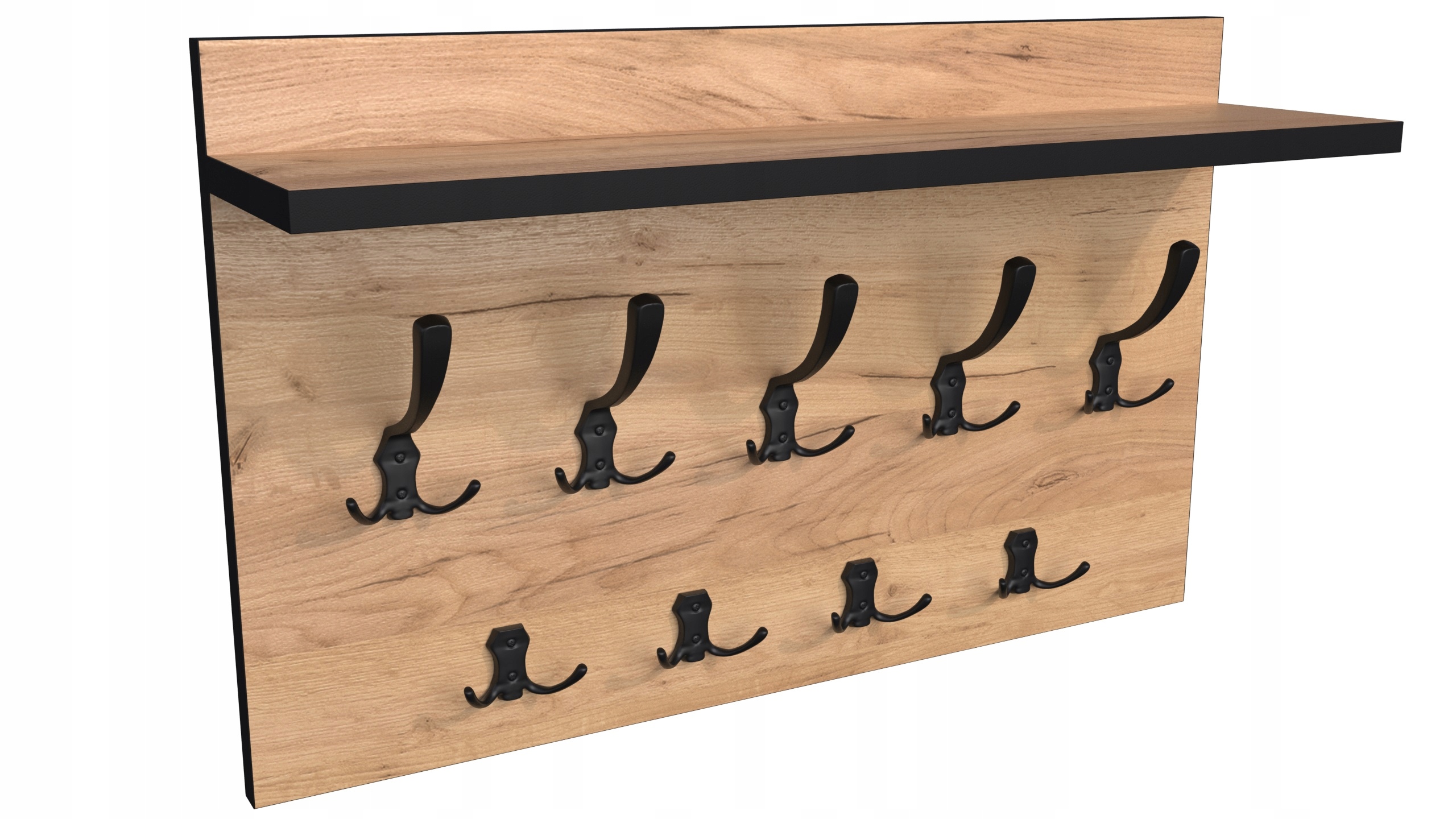 

wieszak wiszący dąb craft