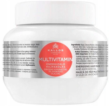 

Kallos Multivitamin Maska do włosów energetyzująca