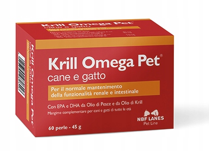 Levně Krill Omega Pet Cane e Gatto 60 kapslí Nbf Lanes. Zdraví od Eko Aktivní