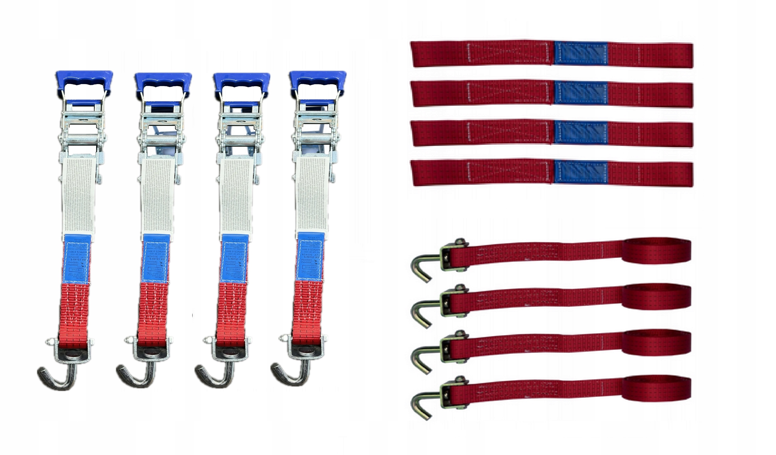 Přepravní pásy 2PKT 2 Otočné háky Štíhlé 4% 3T 3 m 35 mm Pogumované rukojeti