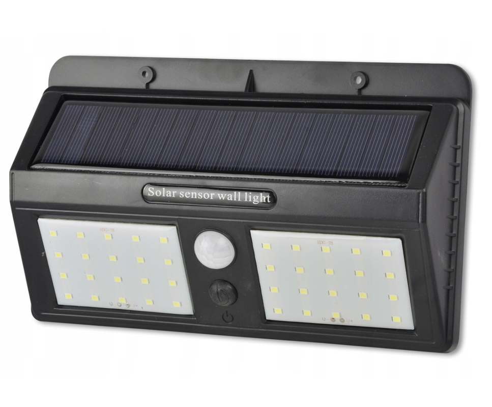 

Lampa solarna Led 40 podwójna z czujnikiem 0602