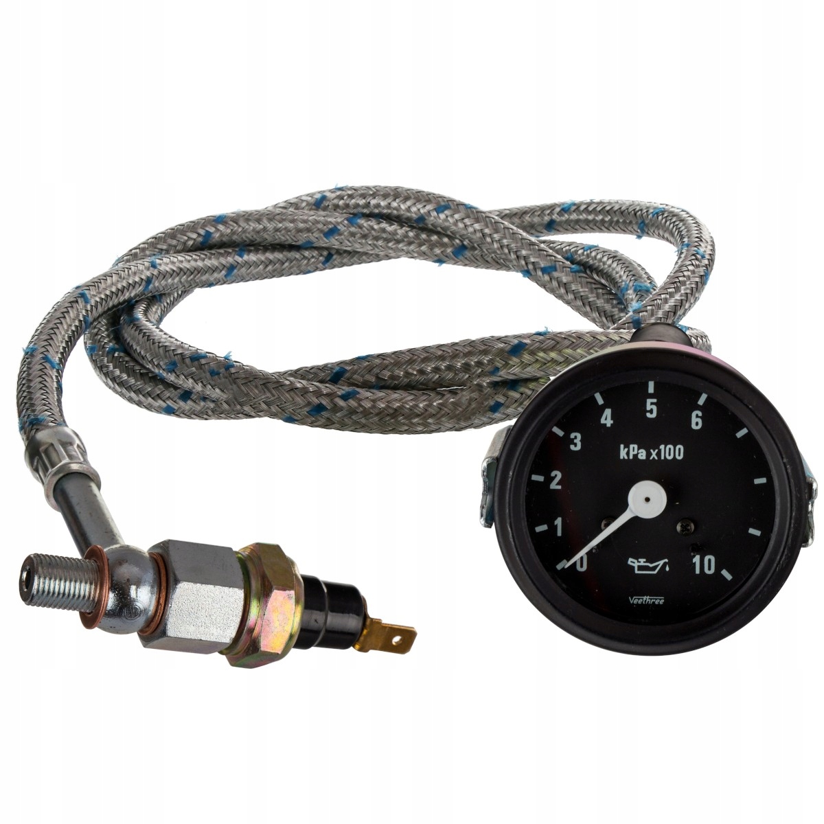 Czujnik + wskaźnik ciśnienia oleju 10bar C-330 360