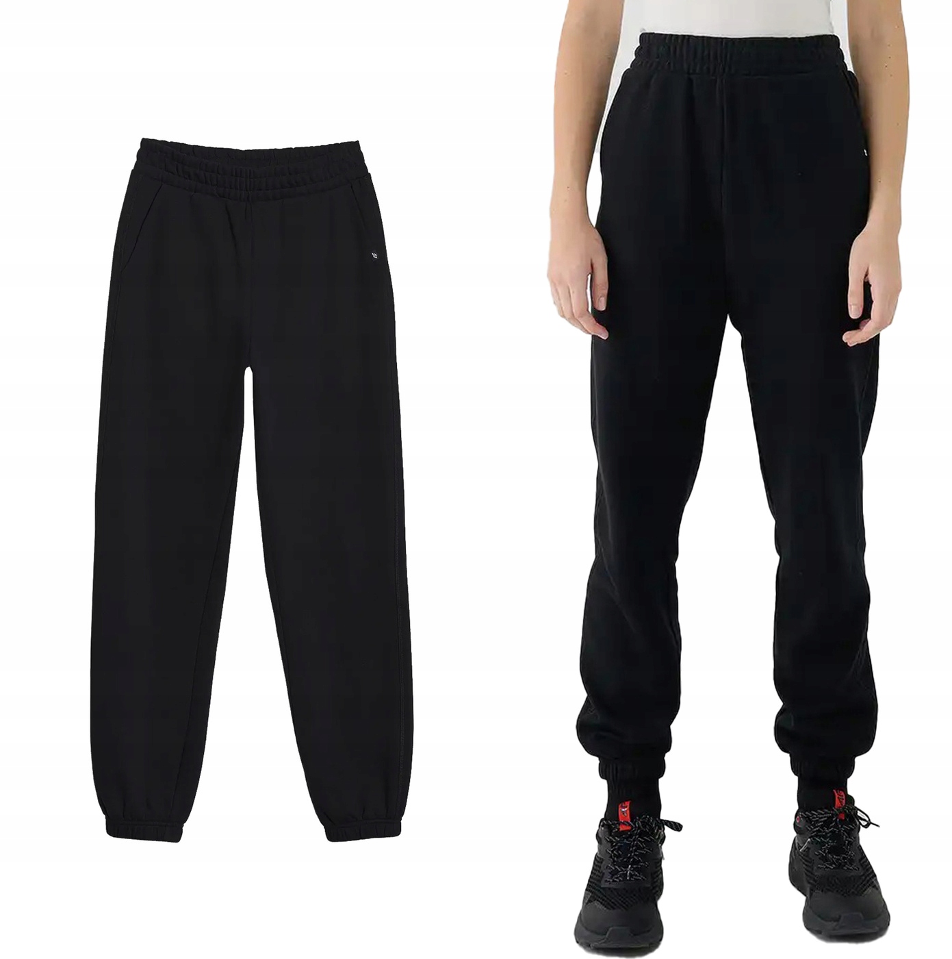 Sportovní teplákové kalhoty 4F F1013 joggery z bavlny černé Xs