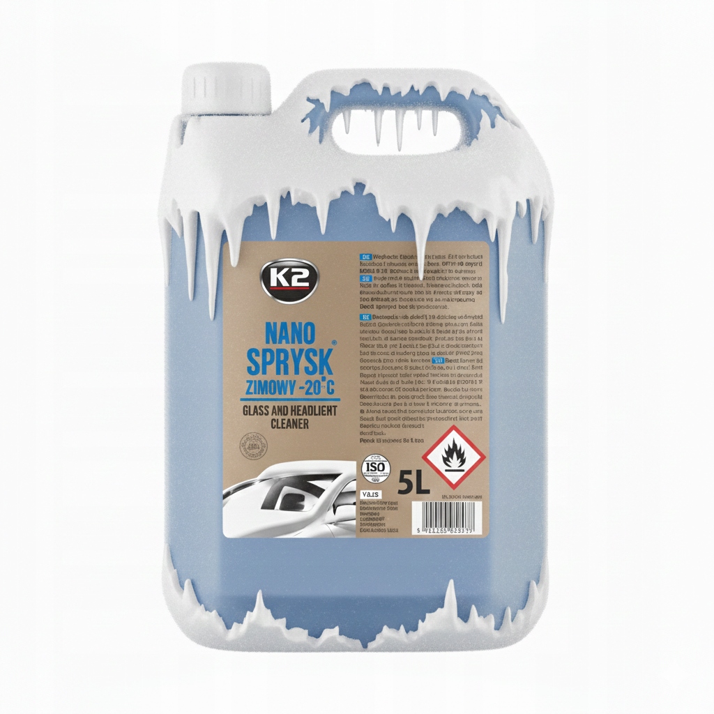 K2 Nano Sprysk Płyn Do Spryskiwaczy Zimowy 5L -20°C