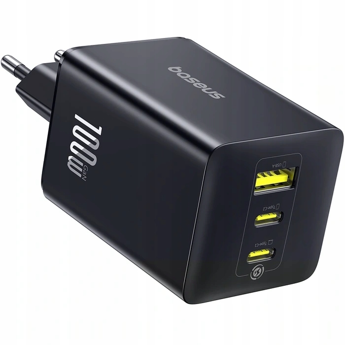Rychlá Nabíječka 2 x Usb C Usb-a Baseus Výkonná Síťová 100W Pd QC3.0