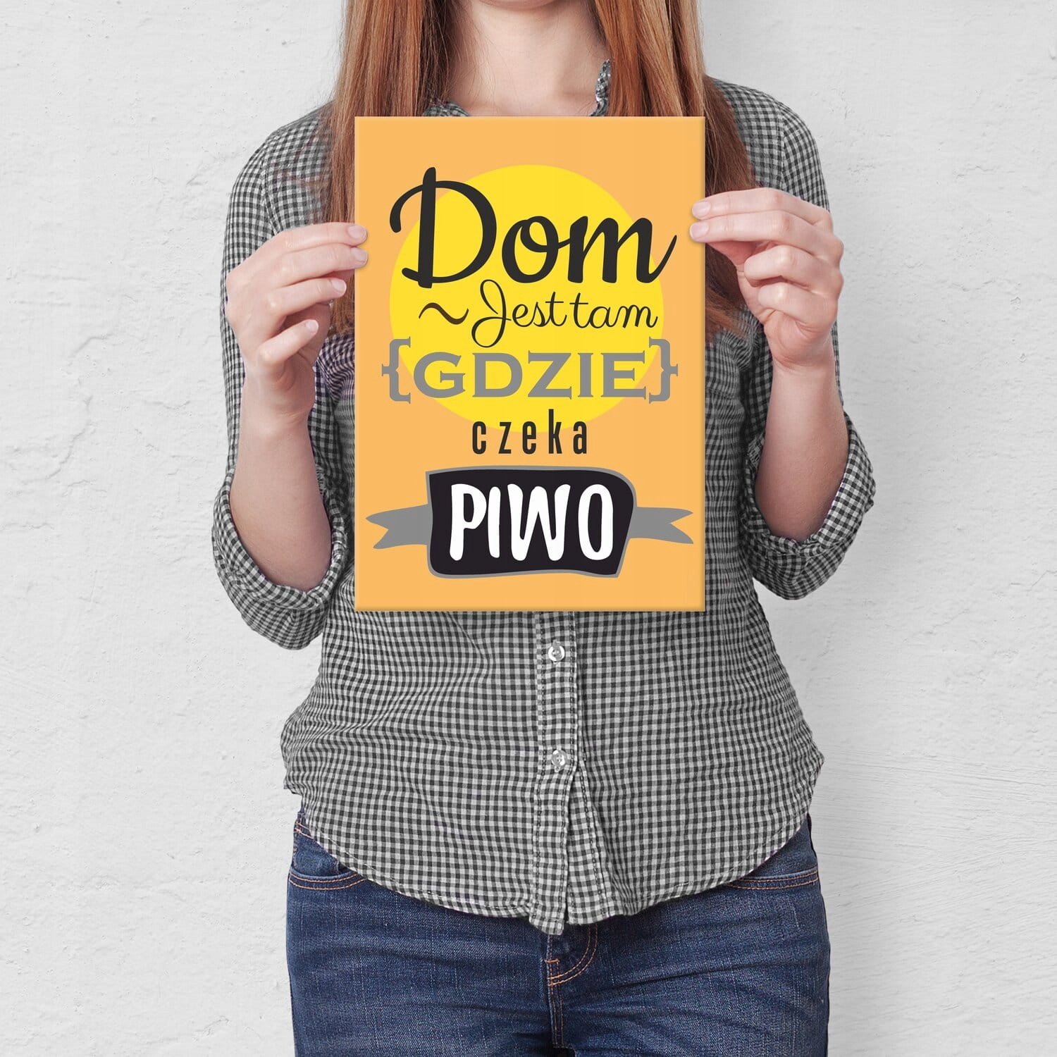 BLACHA METAL DOM TAM GDZIE PIWO PREZENT OZDOBA Marka SteelPoster