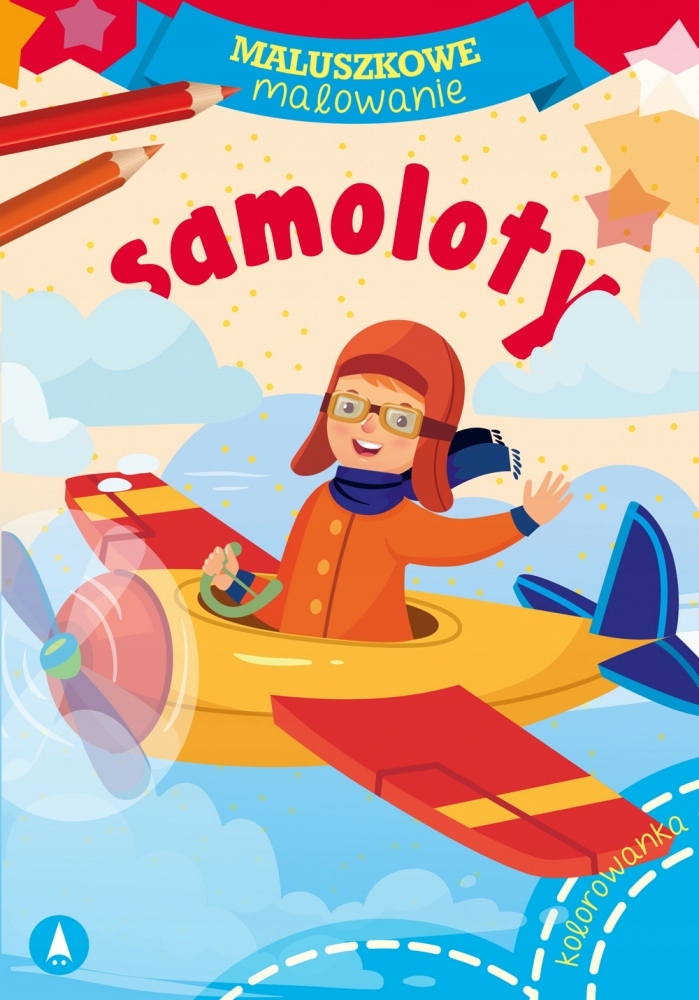 

Samoloty. Maluszkowe malowanie. Kolorowanka