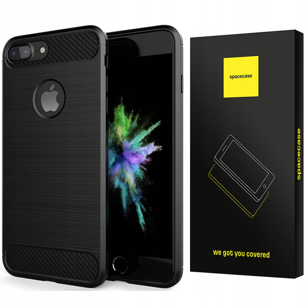 

Etui Pancerne Carbon do iPhone 7/8 Plus Szkło 5D
