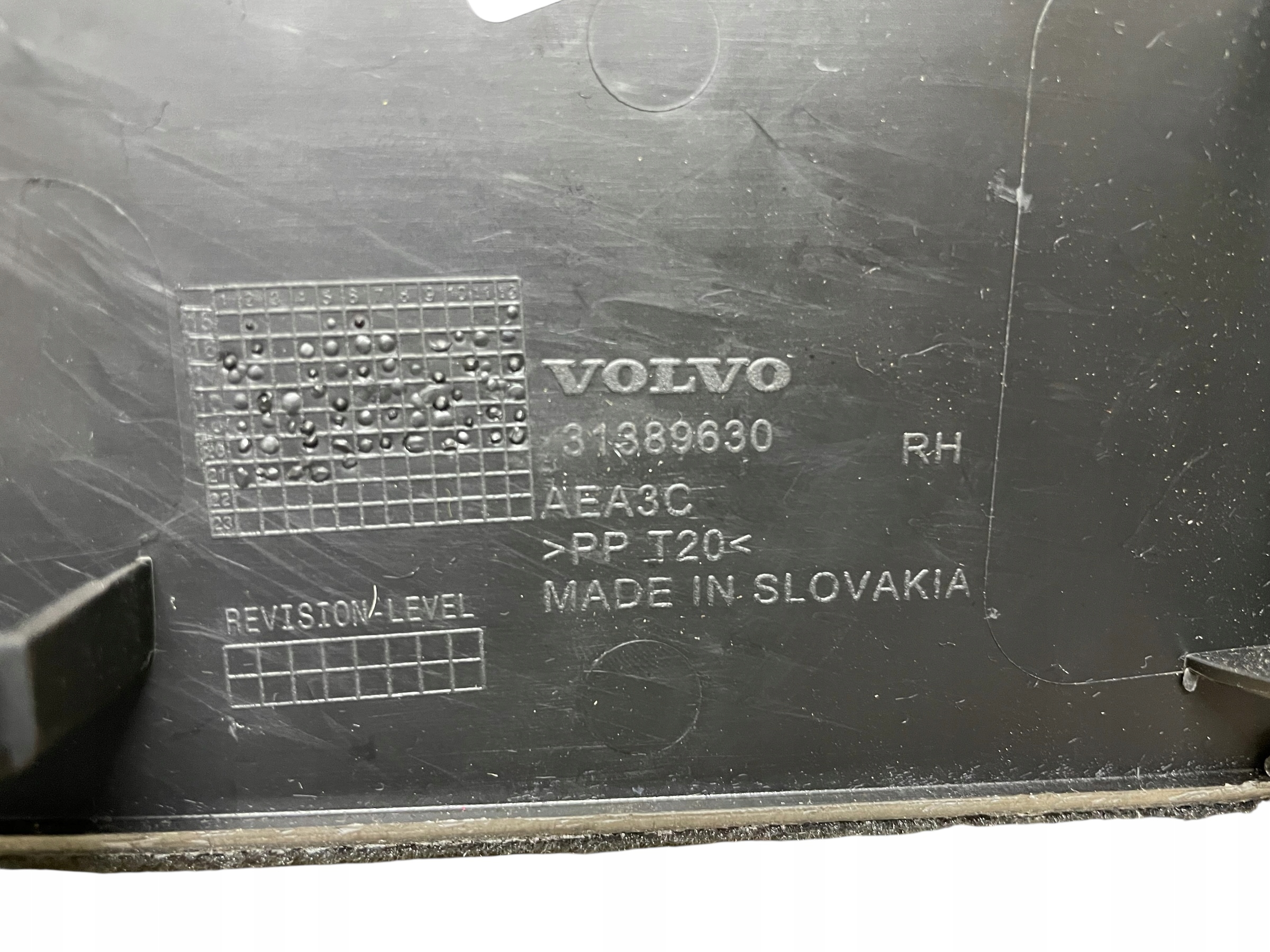 cover TUNELA right VOLVO XC90 II