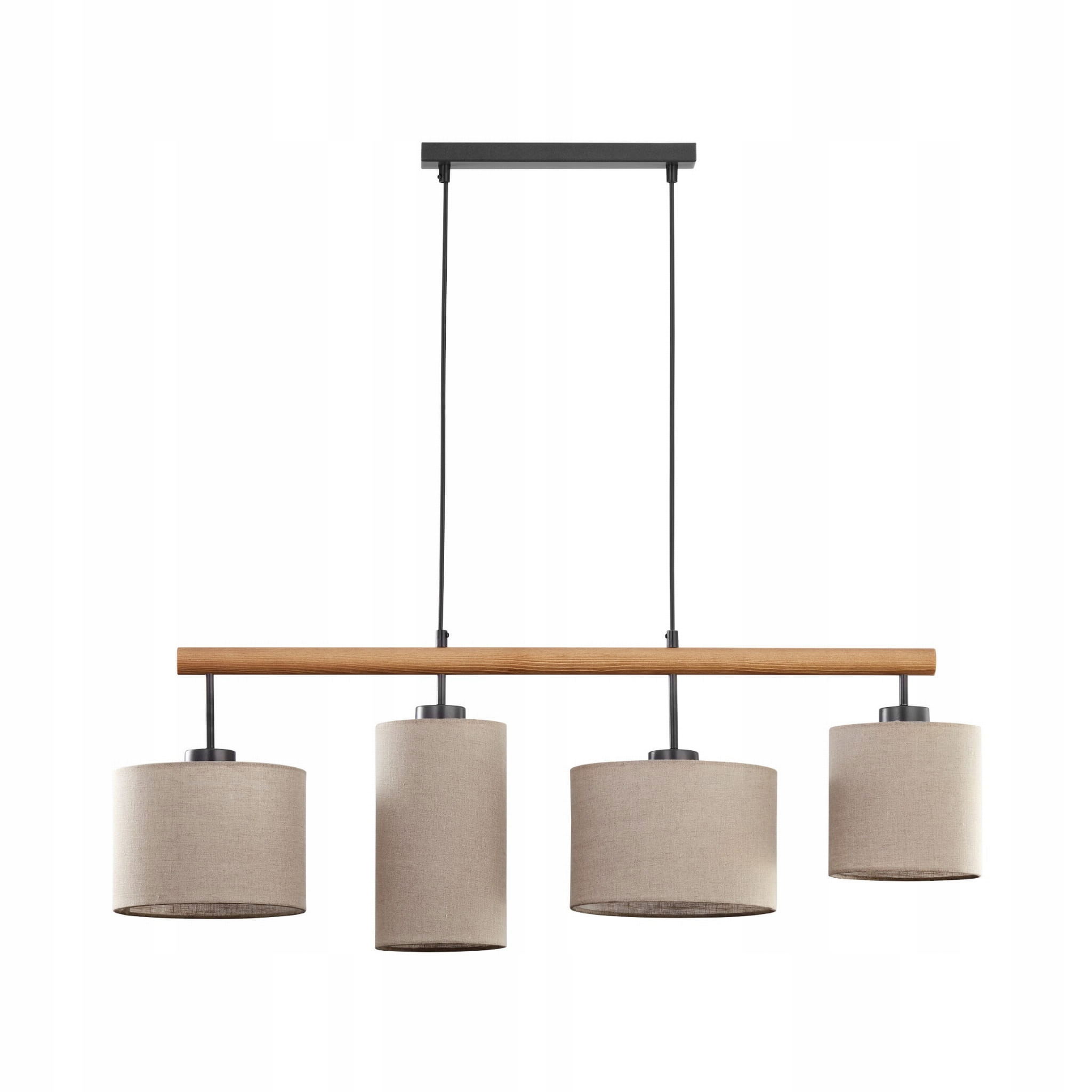 Lampa sufitowa na drewnianej listwie Deva Nature 6108 Tk Lighting