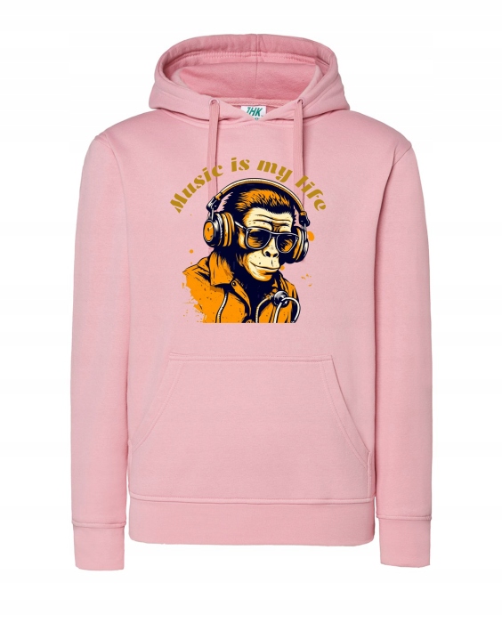 

Bluza z kapturem Muzyka Monkey Małpa