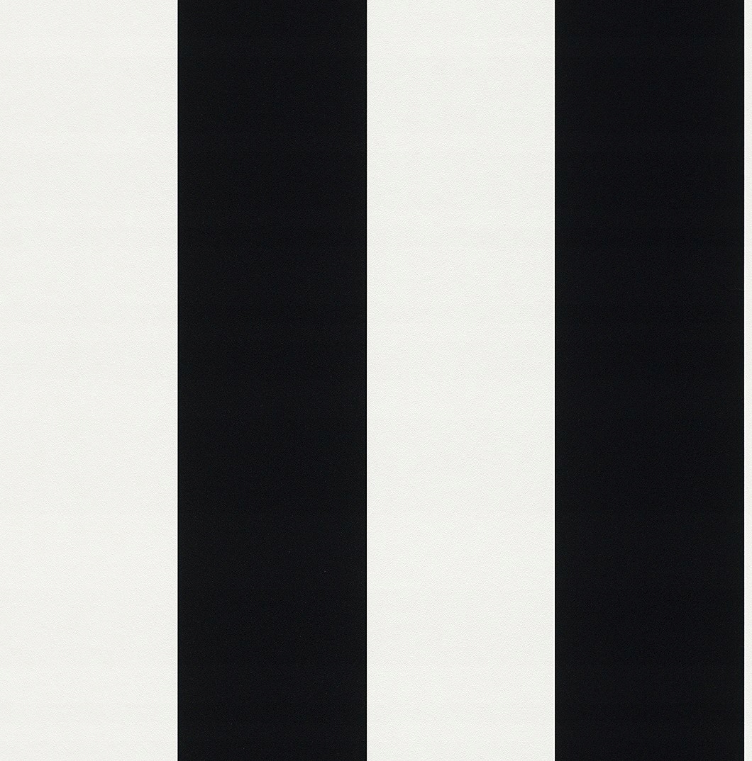Tapeta ścienna czarne białe pasy 286694 Rasch geometryczna zebra ...