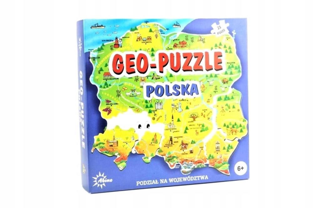 Puzzle Geograficzne Polska Abino