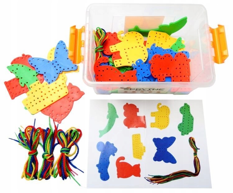 

Sprytne Klocki Przewlekanka Edukacyjna 48 Elem.