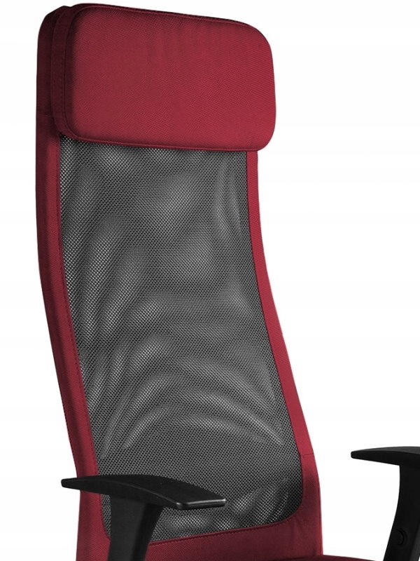 Fotel biurowy pracowniczy ARES MESH UNIQUE Deepred Kod producenta S569-BL402