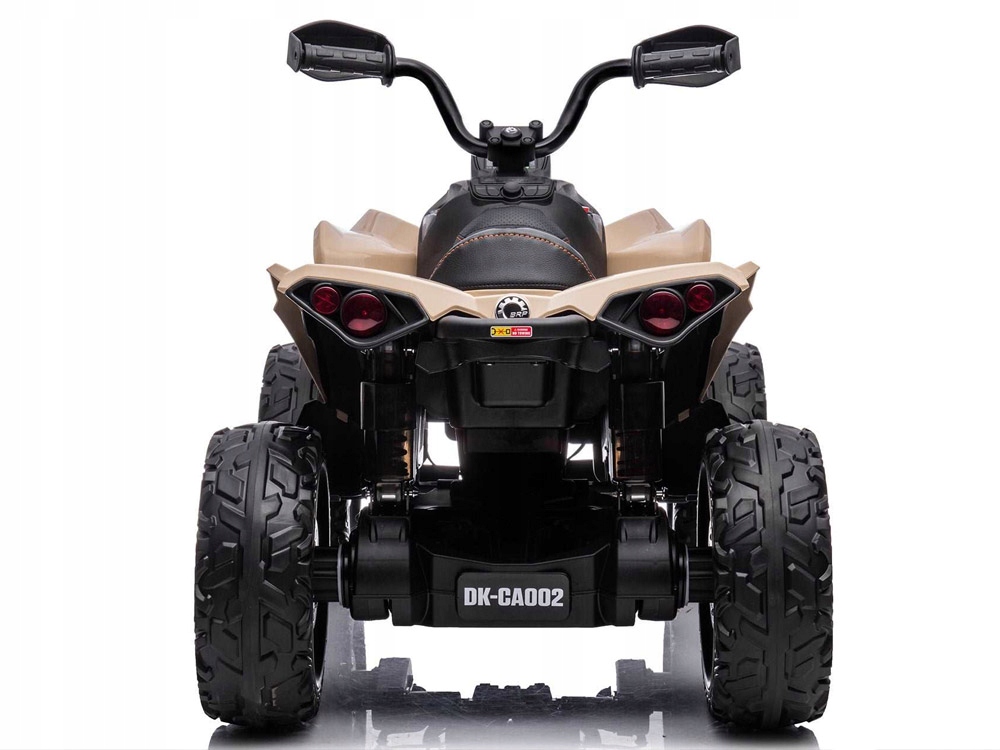 QUAD CAN-AM Licencja 2x200W 24V Ekoskóra Piankowe Koła Beżowy Marka Bemi Toys