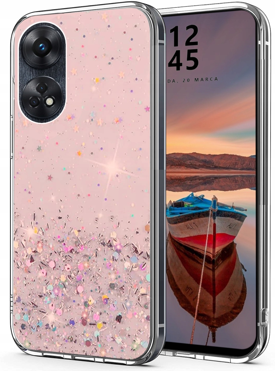

Etui Case Brokat Do Oppo Reno 8T 2x Szkło
