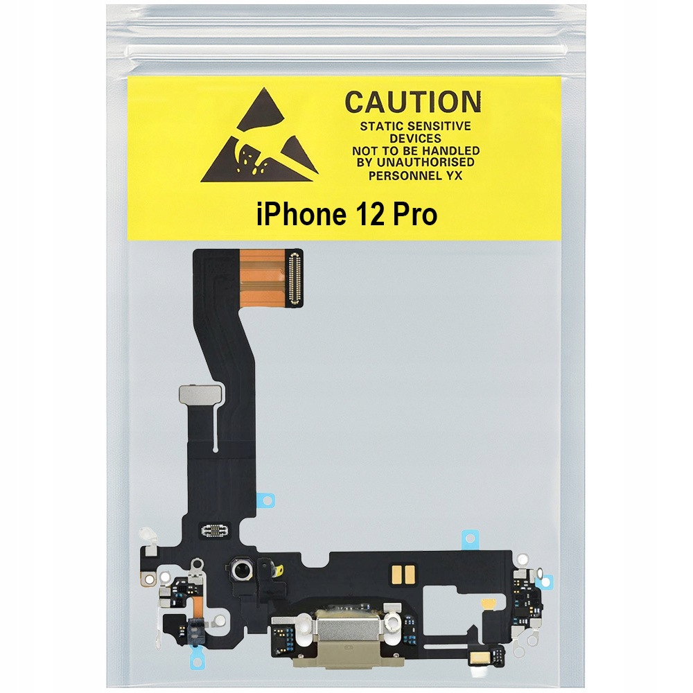 Konektor Zásuvka Nabíjecí Páska Dock Iphone 12 12 Pro Org Zlatá