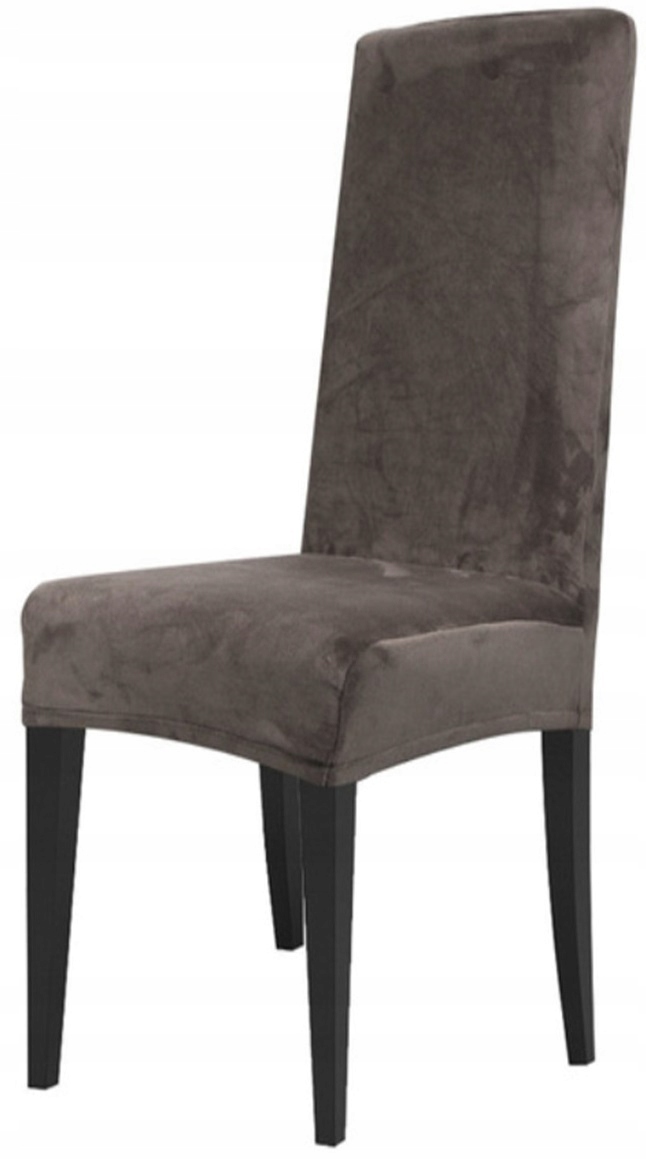 

Pokrowiec Na Krzesło Welur Kakaowy Brąz Elastyczny