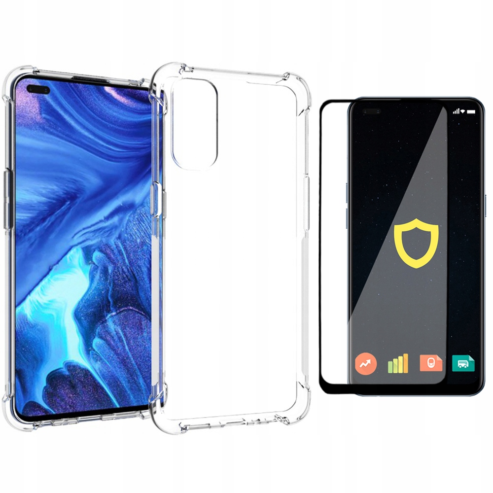 

Etui Anti-shock Case Do Oppo Reno 4 4G Szkło