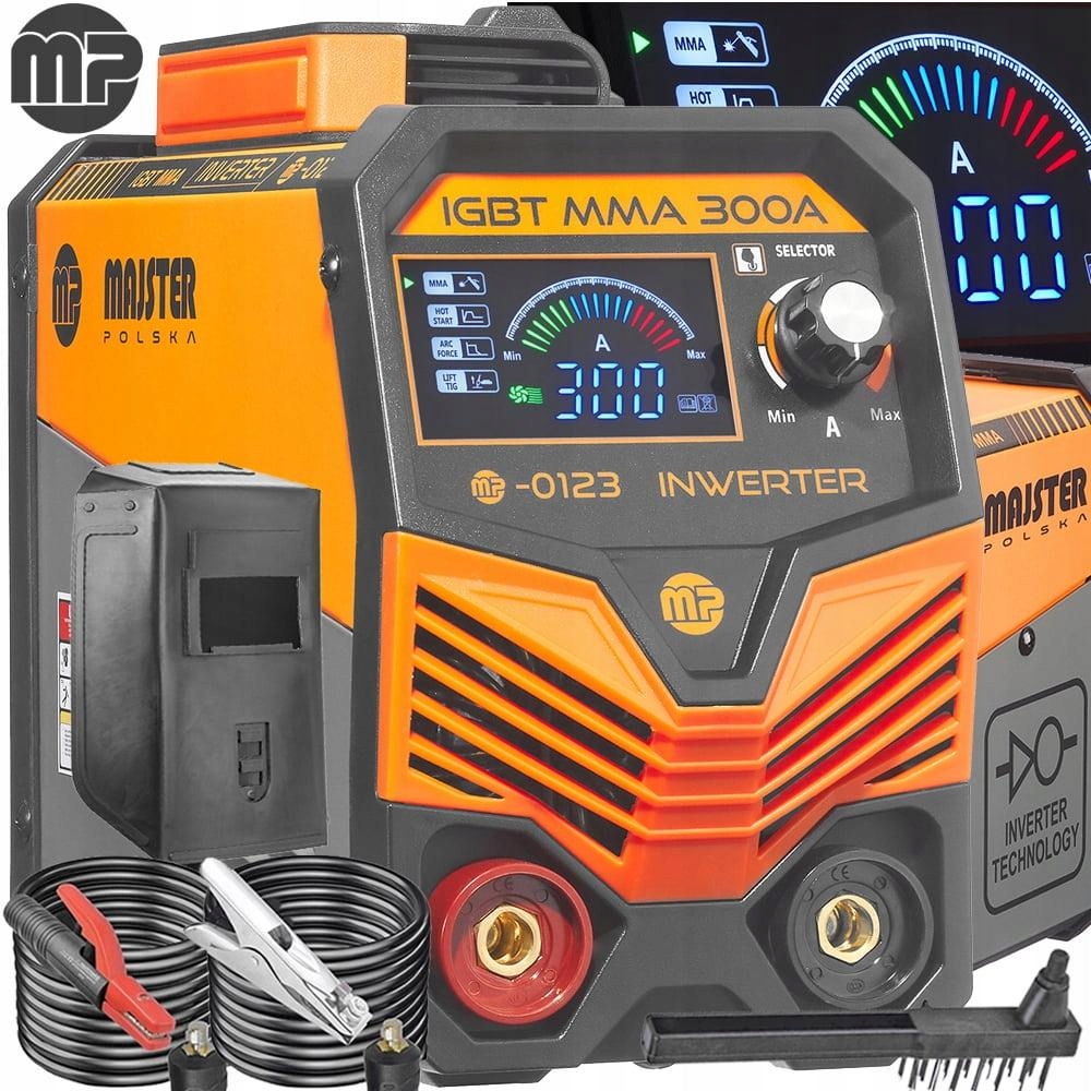 Spawarka inwertorowa Mma Tig Igbt 300A z wyświetlaczem LCD