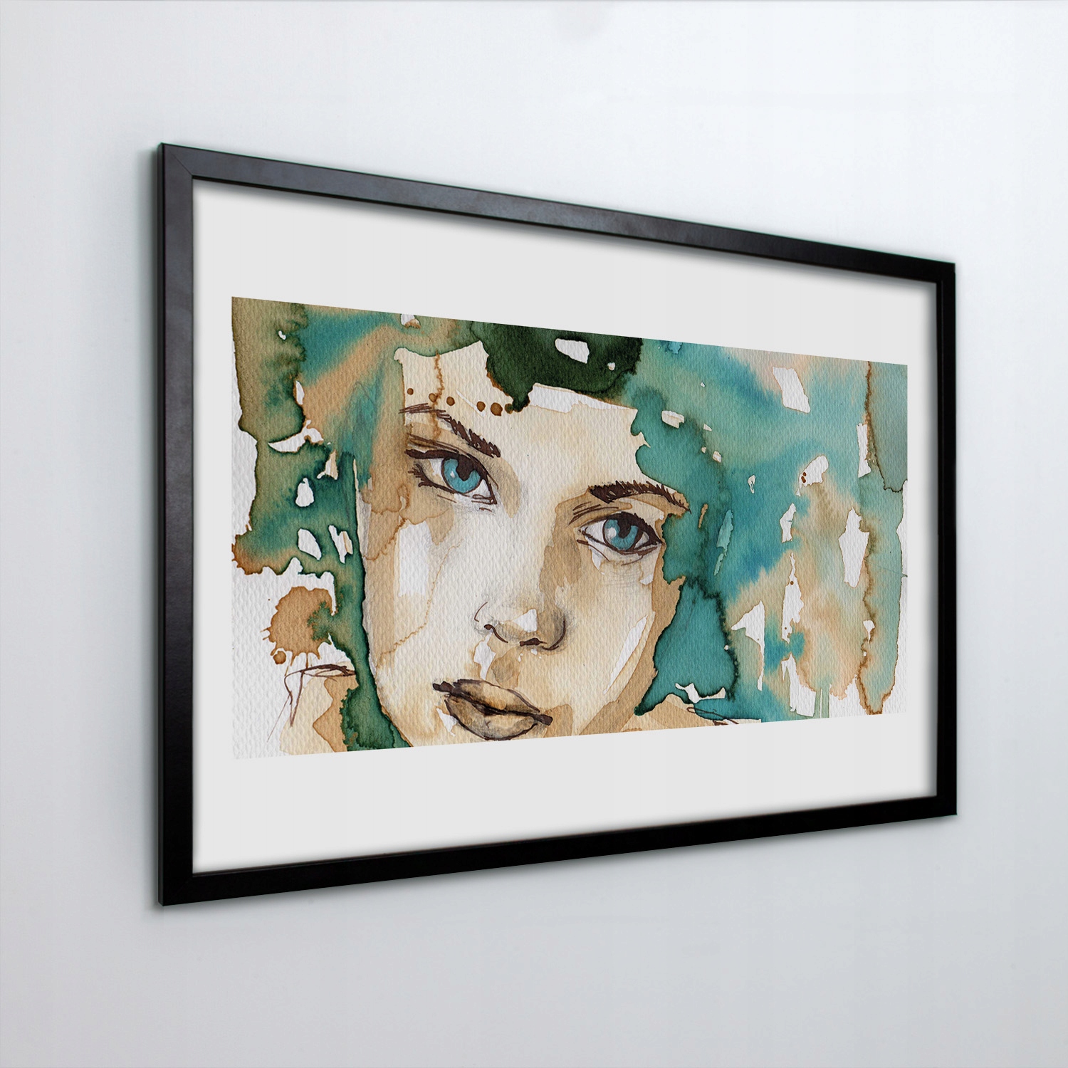 Nástěnný obraz v rámu Oči ženy, obraz 30x20 cm