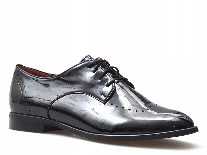 Polobotky Lamanti 617/3 Černý lak 36