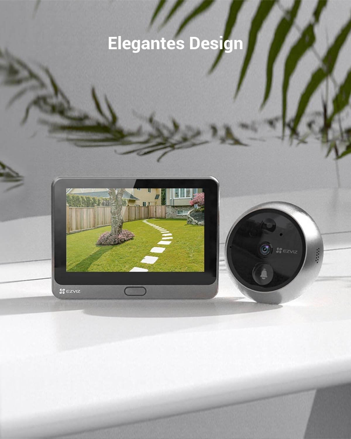 EZVIZ WLAN Doorbell 4600mAh 4.3" Screen 2MP Camera 155° PIR Sensor — miniatura 7