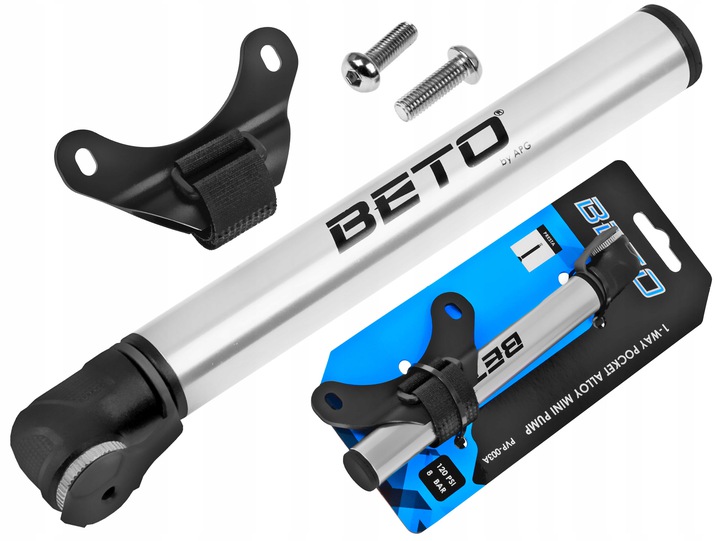 

Mini pompka rowerowa Beto 8 Bar 120PSI Szosa Sv