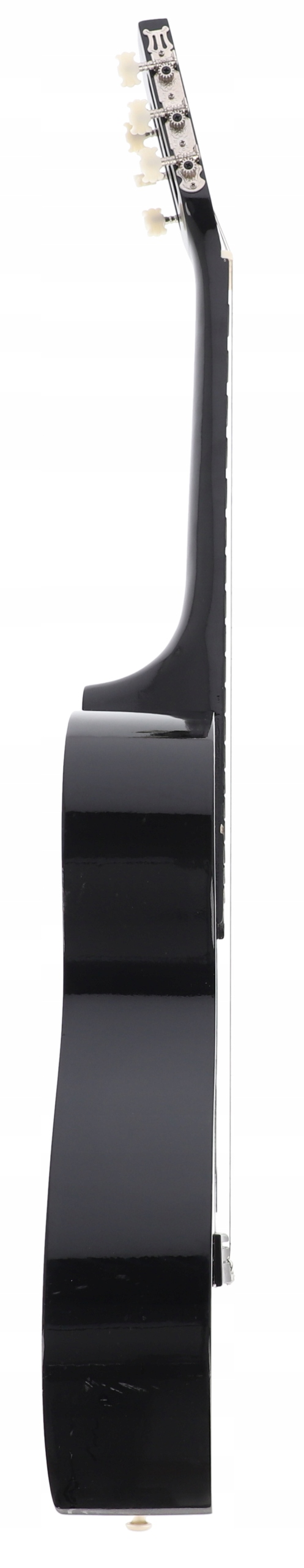 Gitara klasyczna 7/8 Czarna od 12 lat dla dorosłych OUTLET Rozmiar 7/8