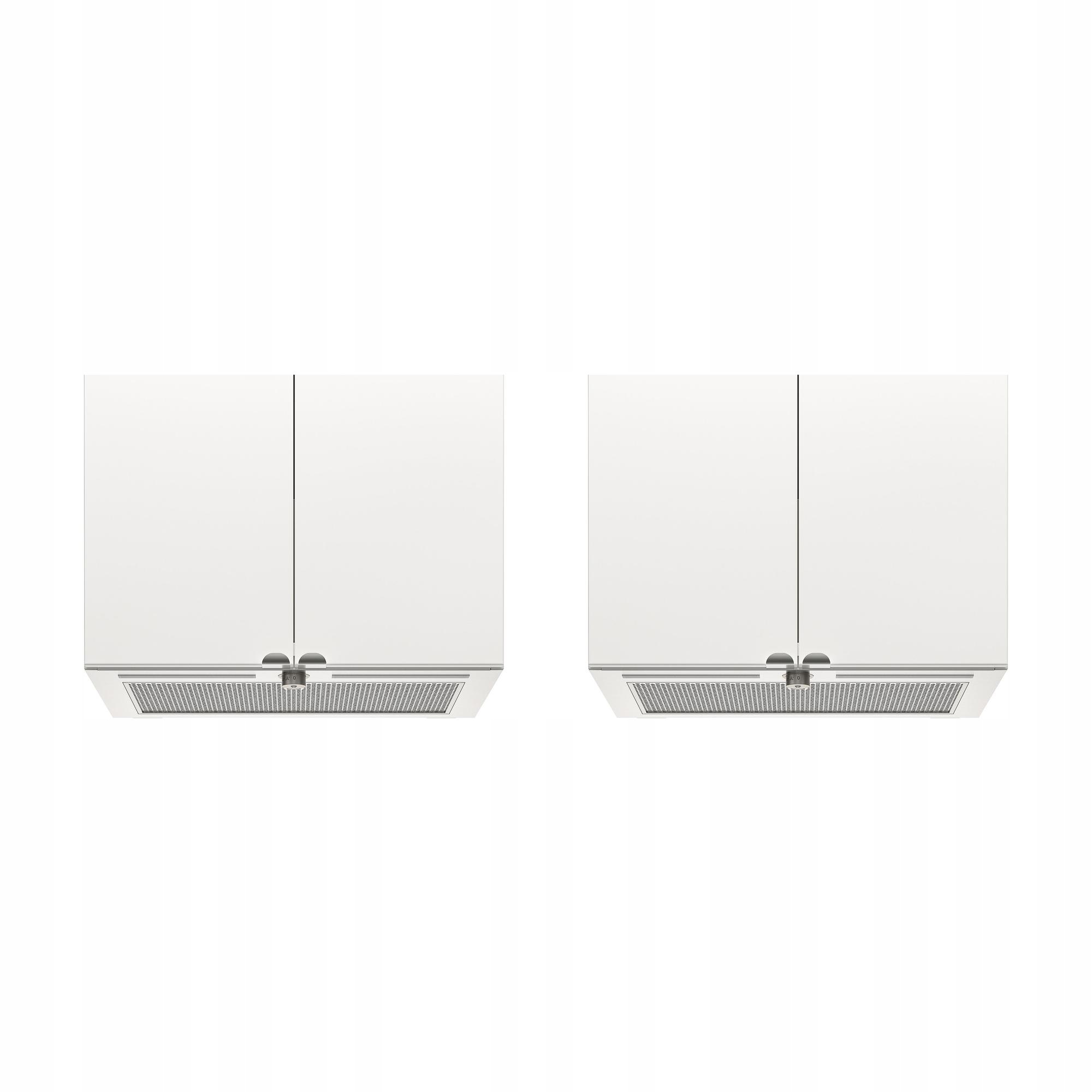 2 szt. Okap kominowy Underverk stal nierdz 60 cm 630 m3/h