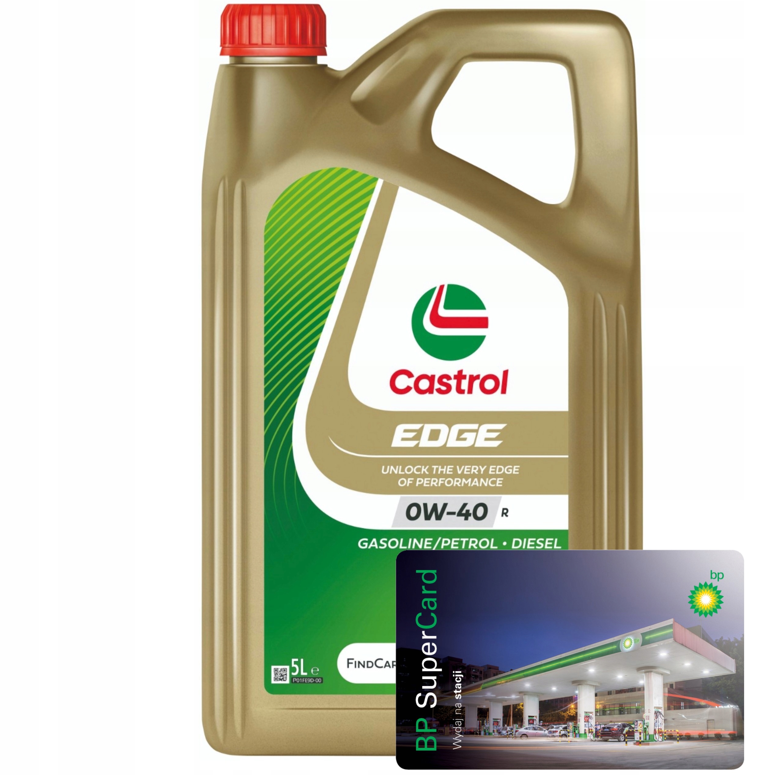 Castrol Motorový olej Edge 0W-40 R 5L Renault RN17RSA Palivová Karta Bp
