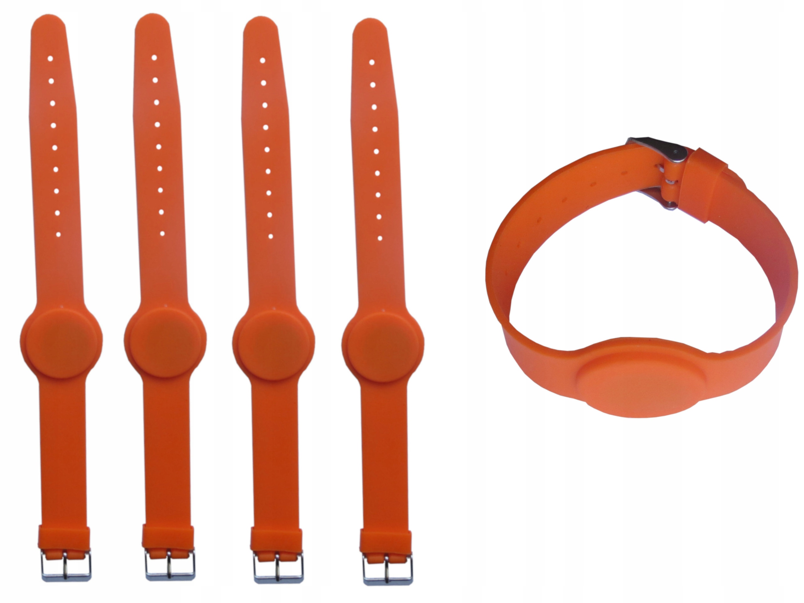 Bazénová programovatelná oranžová páska Tag ID T5577 Unique 125kHz 50 Ks