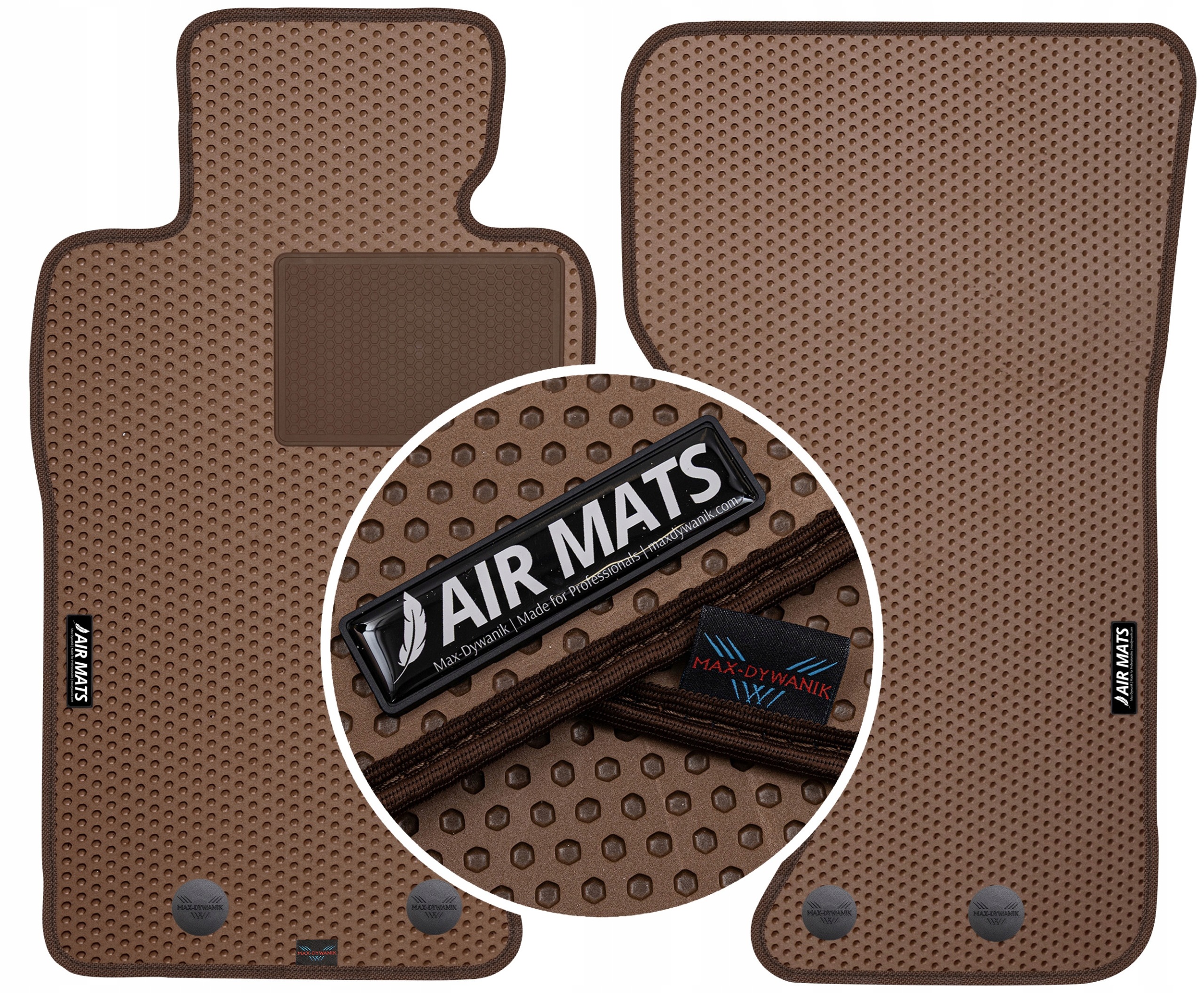 Mazda MX-5 IV 2014- Gumové rohože Air Mats Hnědé