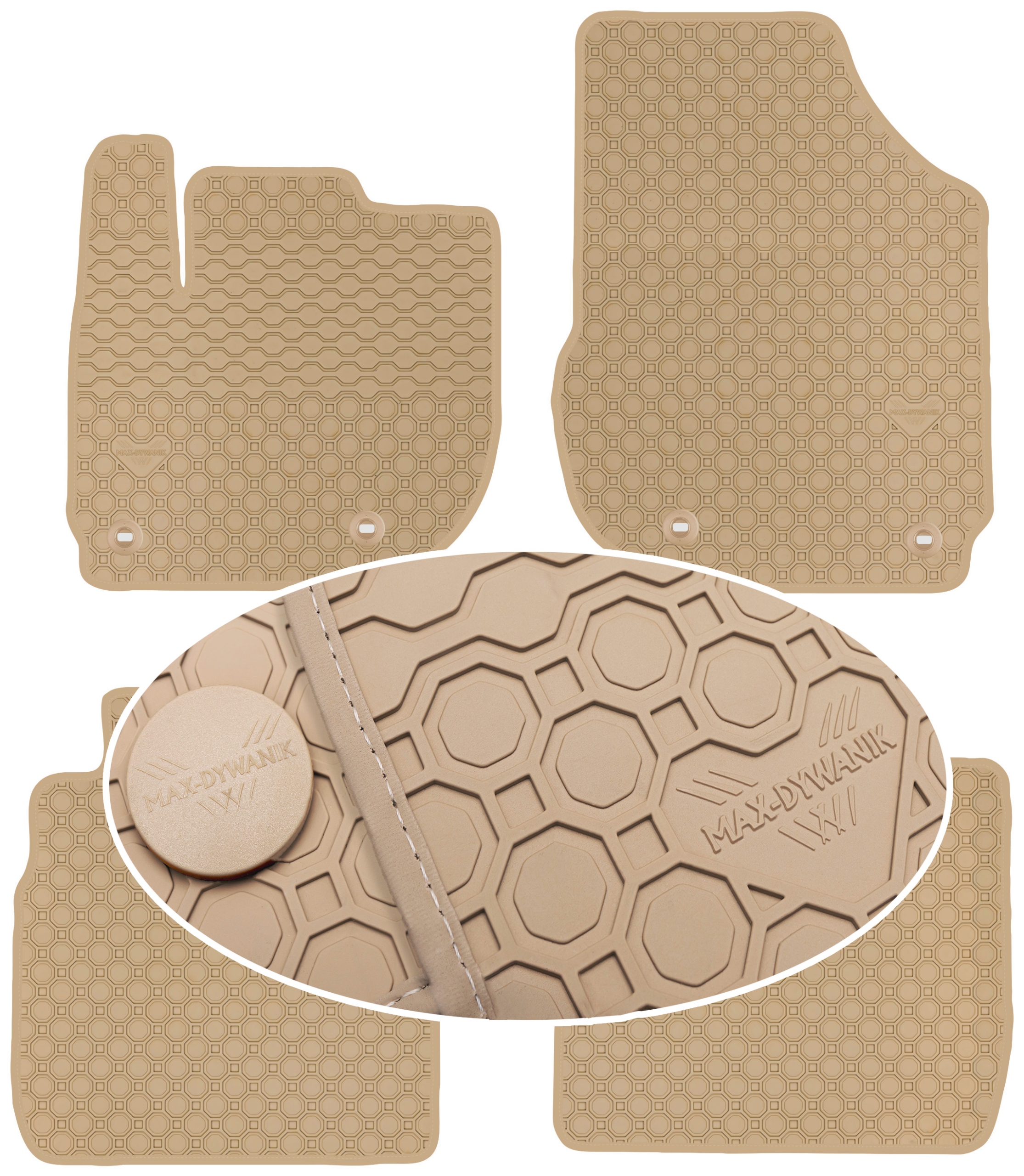 Honda Jazz IV 2020 Béžové koberčeky