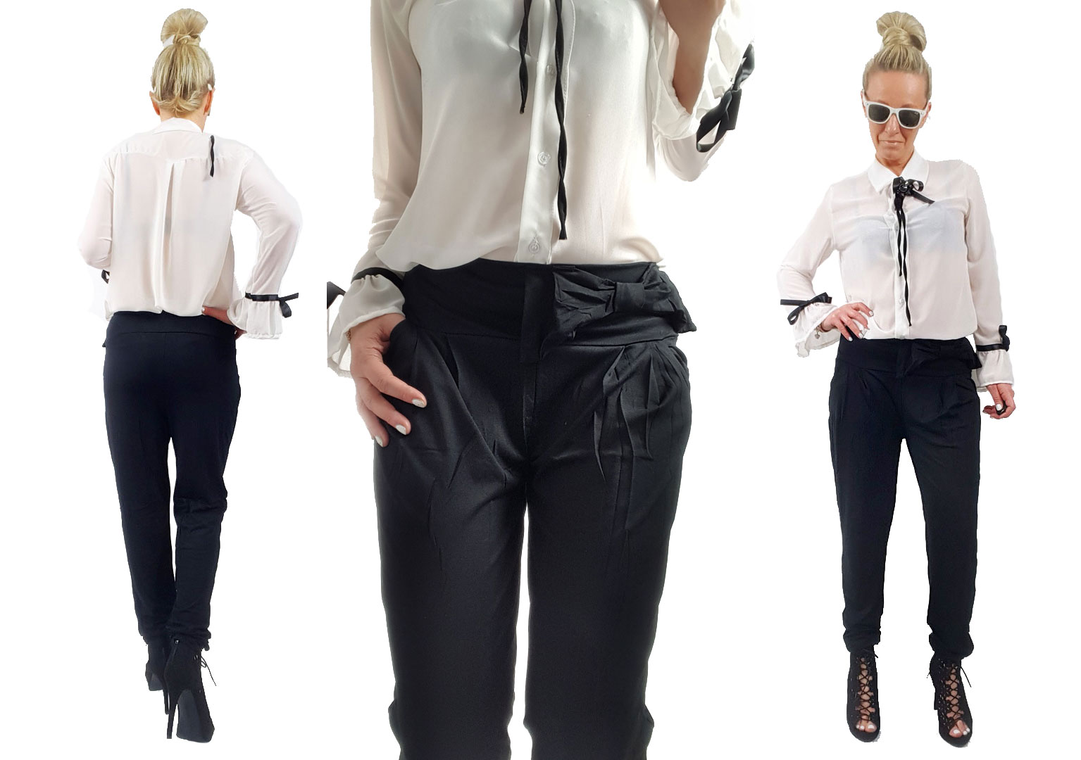 SPODNIE ALLADYNKI BAGGY HAREMKI CYGARETKI BRYCZESY