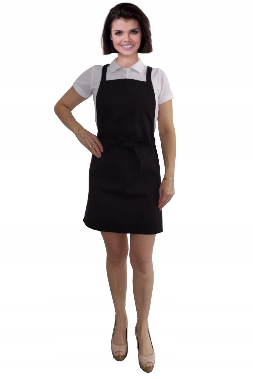 FARTUSZEK KUCHENNY FARTUCH DO KUCHNI CZARNY KOLORY Marka MC