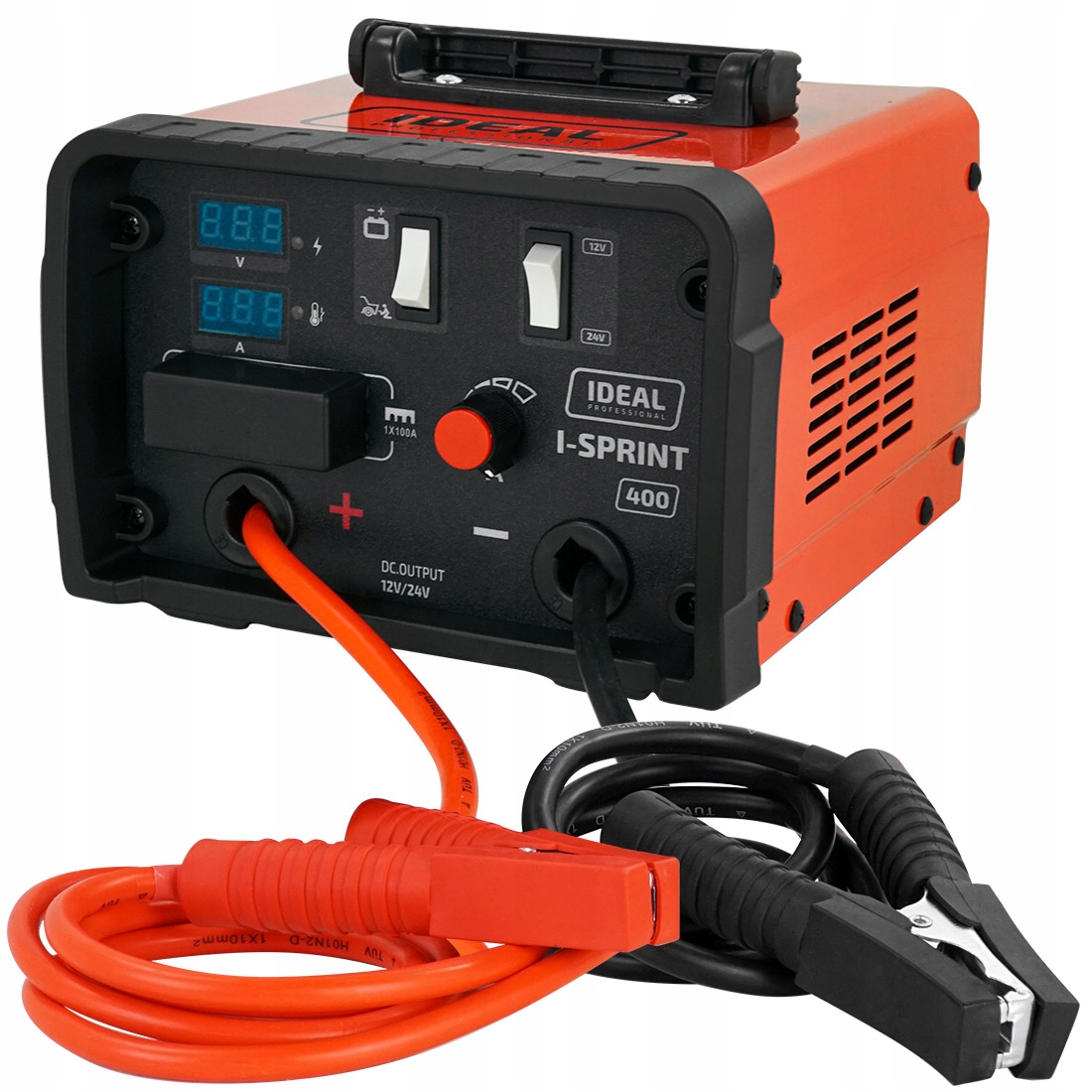 

Prostownik inwertorowy z rozruchem 12/24V Ideal