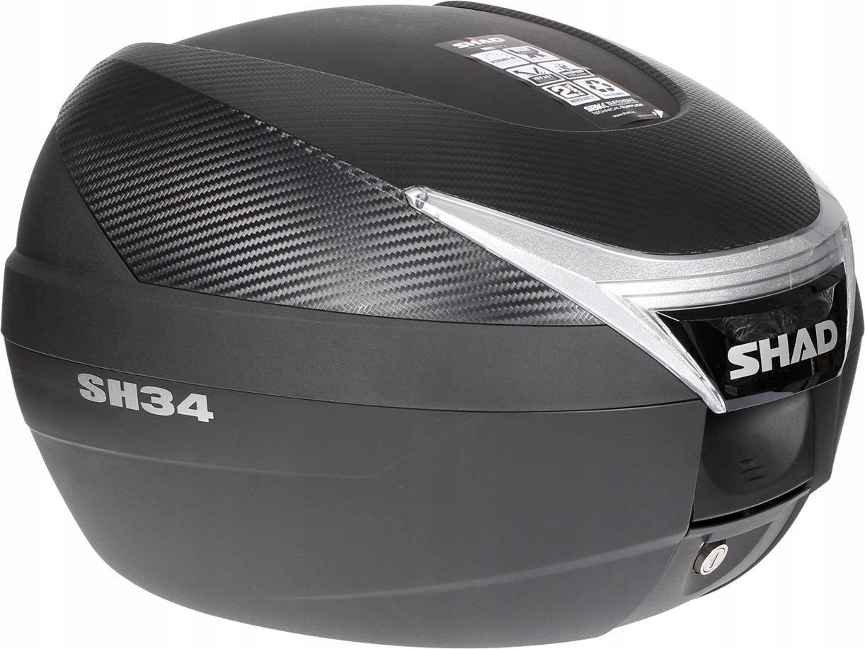 

Kufer Motocyklowy Shad SH34 Carbon opcja Oparcia