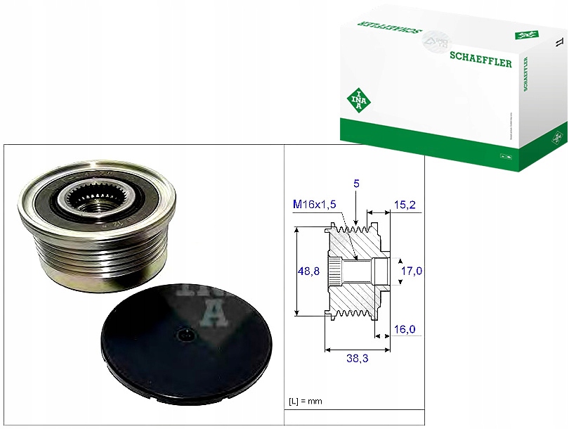 Ina Řemenice Alternátoru Renault