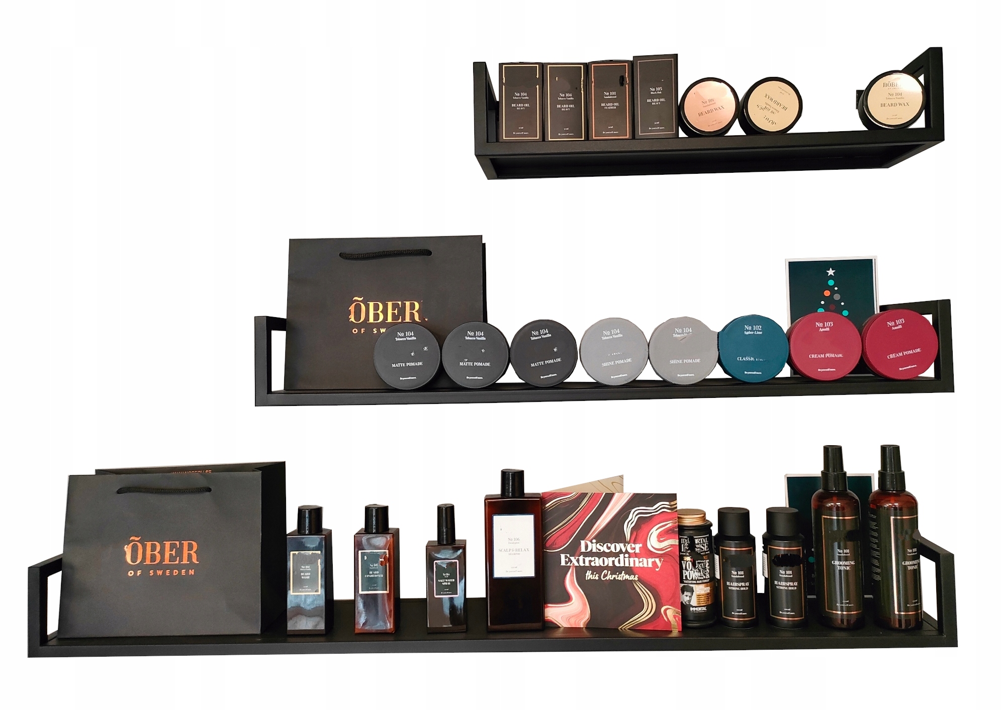 Zestaw Półek ściennych o długości 80cm,100cm,120cm