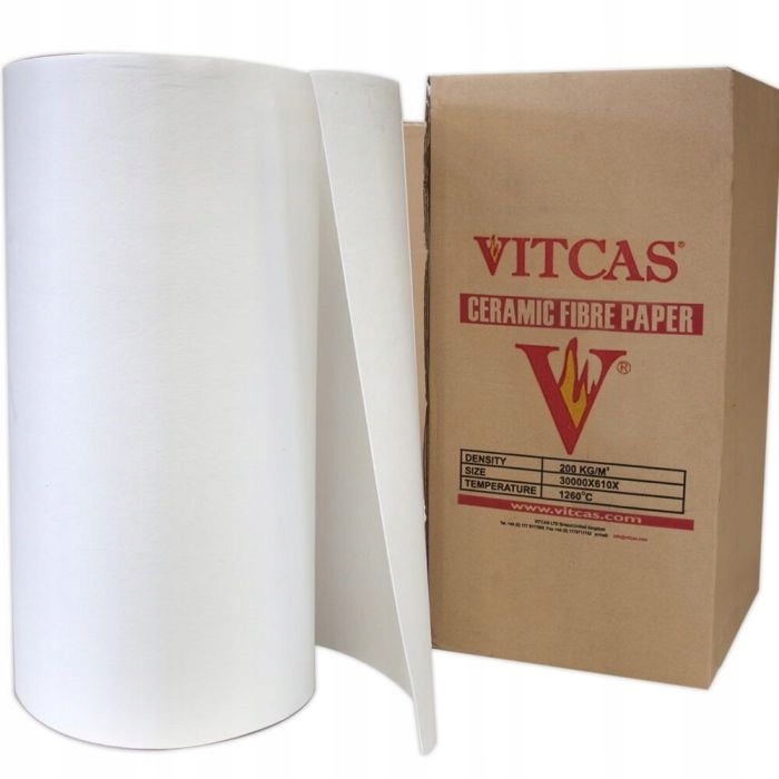 5MM 1260°C VITCAS керамическая волокнистая бумага