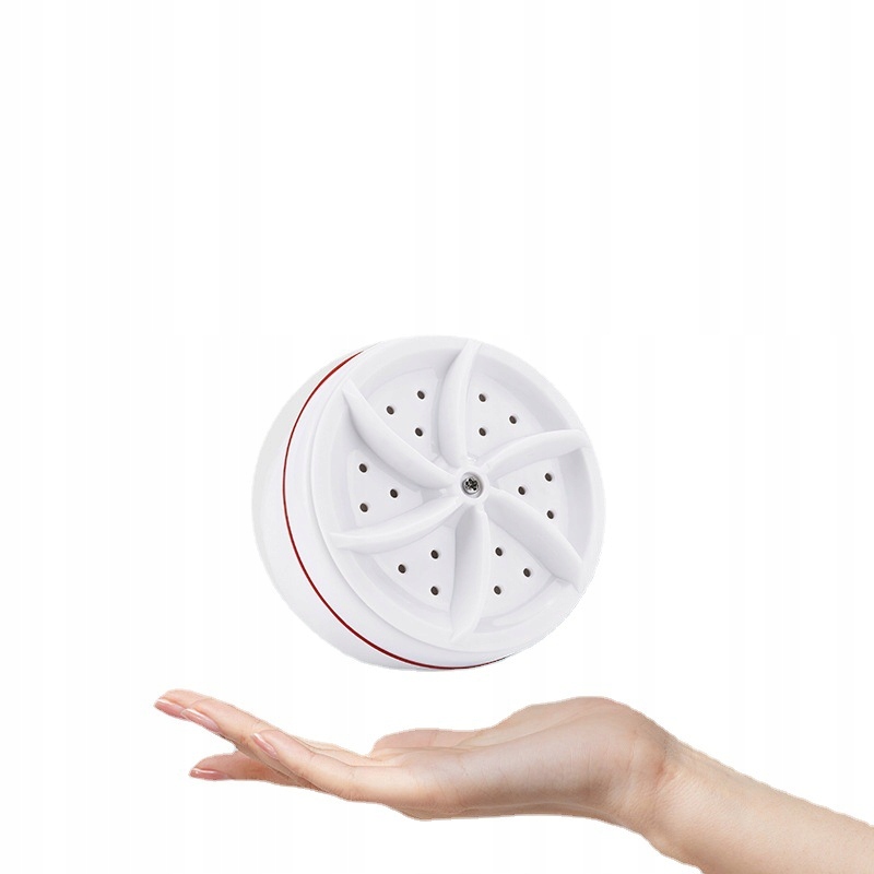 MINI Pralka TURYSTYCZNA Podróżna na USB Wirówka Kolor dominujący biały