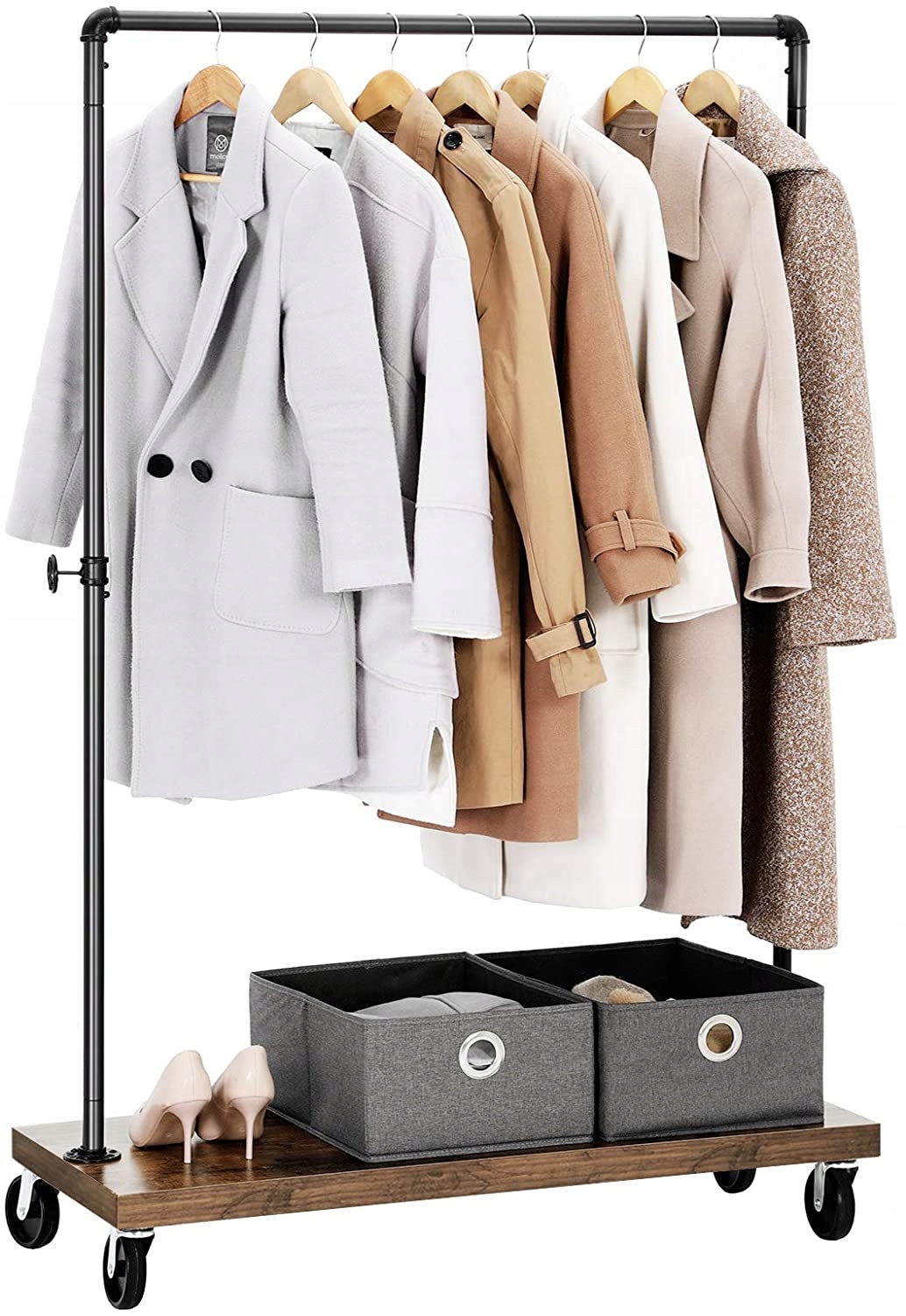 Mobilný stojan na oblečenie Loft 40 cm