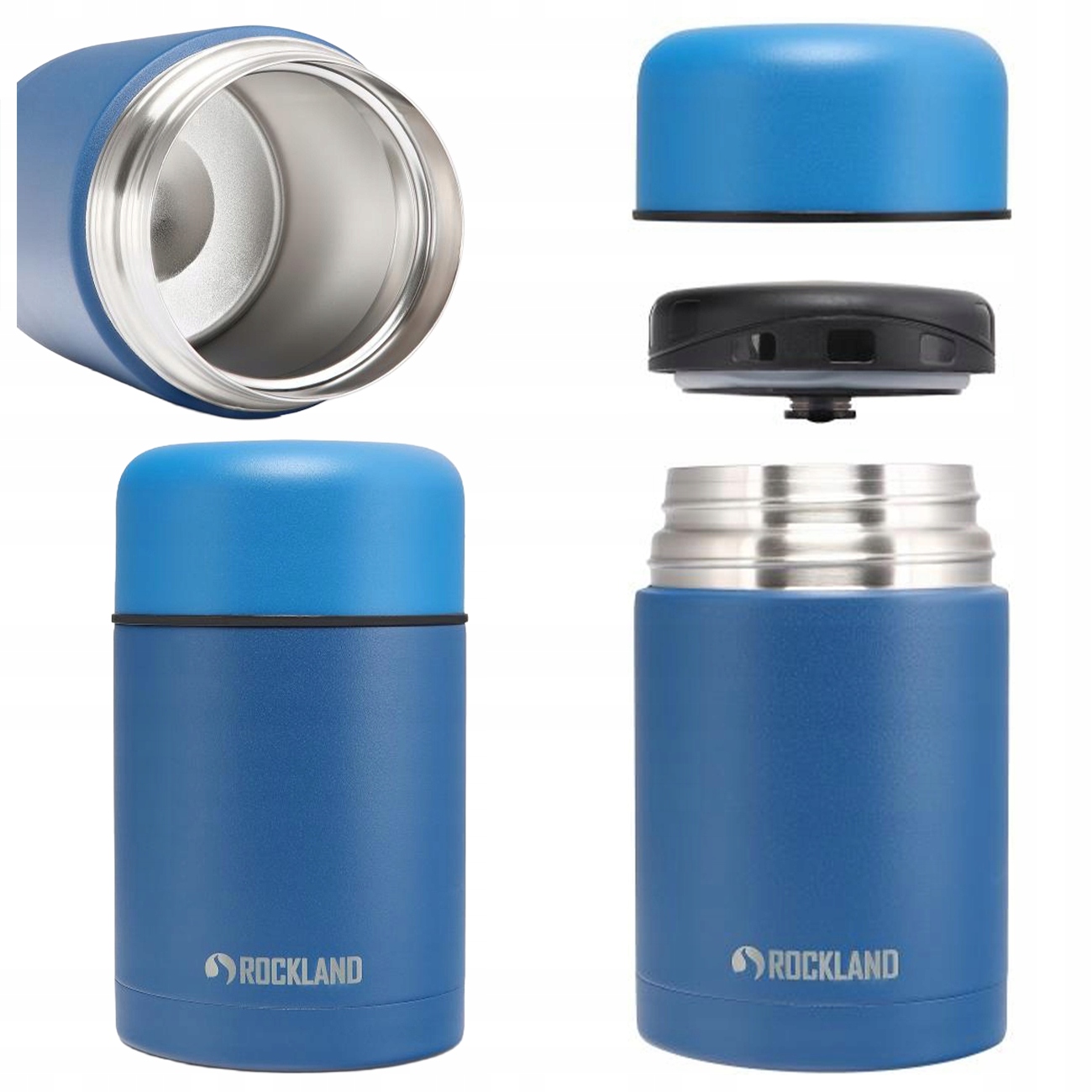 TERMOS OBIADOWY NA JEDZENIE ZUPĘ DO SZKOŁY PRACY ROCKLAND COMET 0,75 BLUE