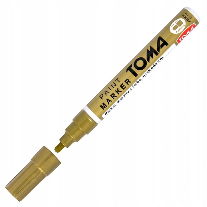

Marker olejowy Toma 2,5mm złoty